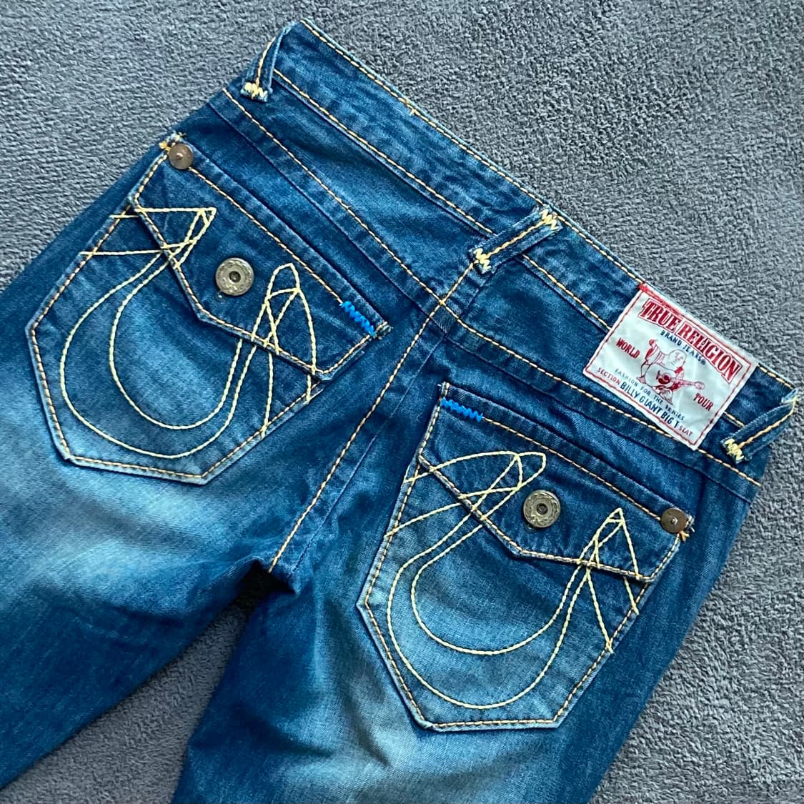 트루 릴리전 BILLY GIANT BIG T 데님팬츠 SEAT 상품이미지4