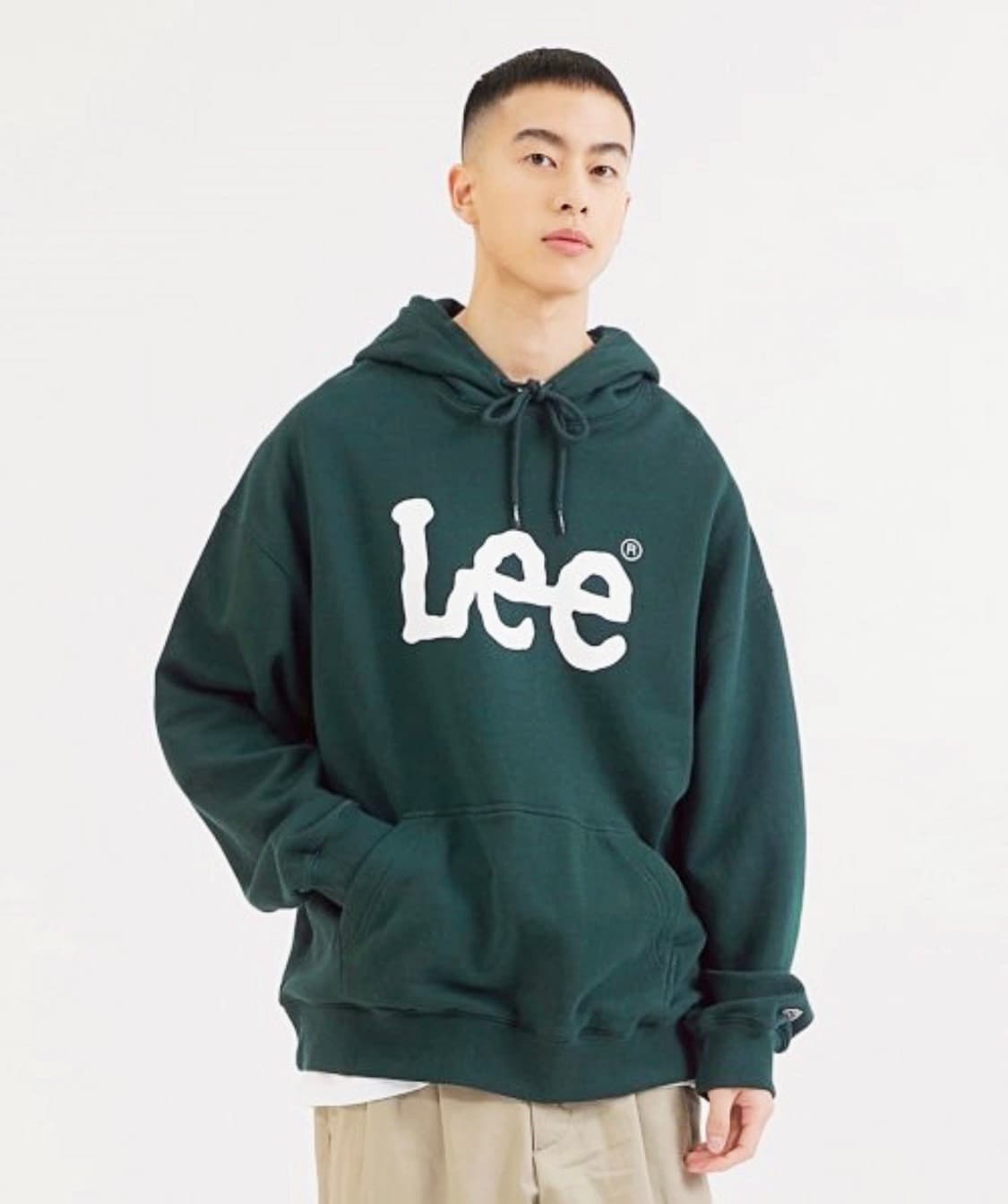 LEE(리) 빅 트위치 루즈핏 후디 다크 파인 상품이미지1