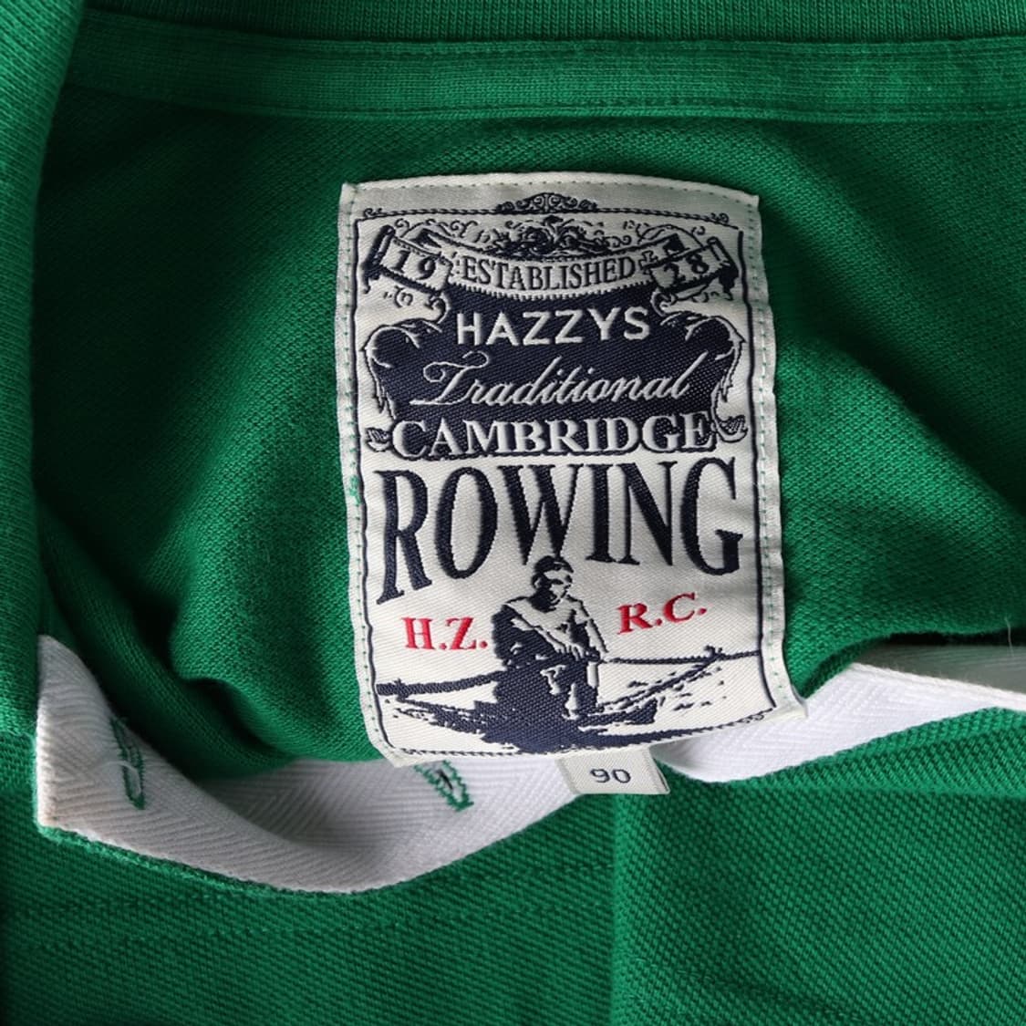 HAZZYS 로잉클럽 자수 긴팔 카라티 S 상품이미지5