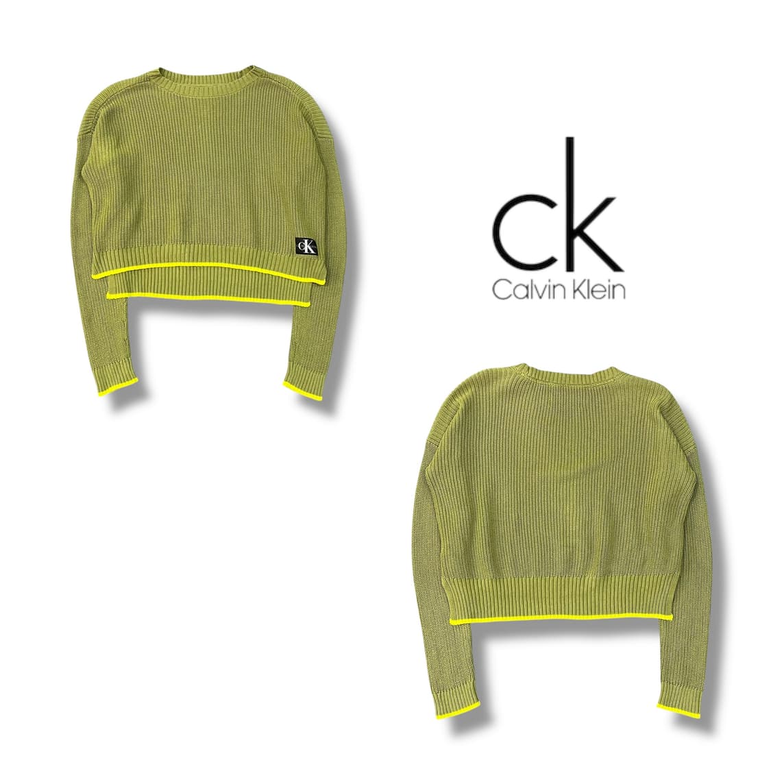  캘빈클라인 진스 와플 니트 y14200 상품이미지1