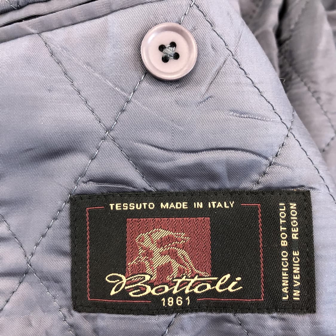 갤럭시 Bottoli 이태리 헤링본 누빔 울자켓 100  상품이미지8