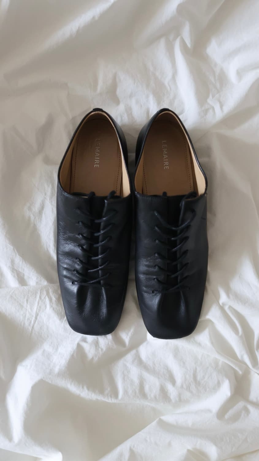 Lemaire 르메르 더비슈즈 블랙 38 상품이미지7