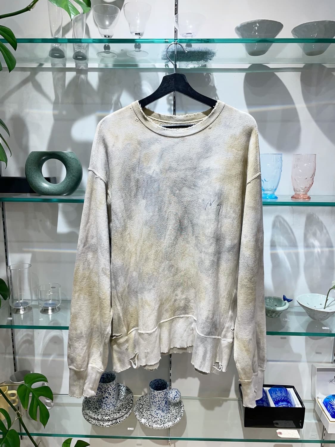 안셀름 marbling sweat shirt 상품이미지1