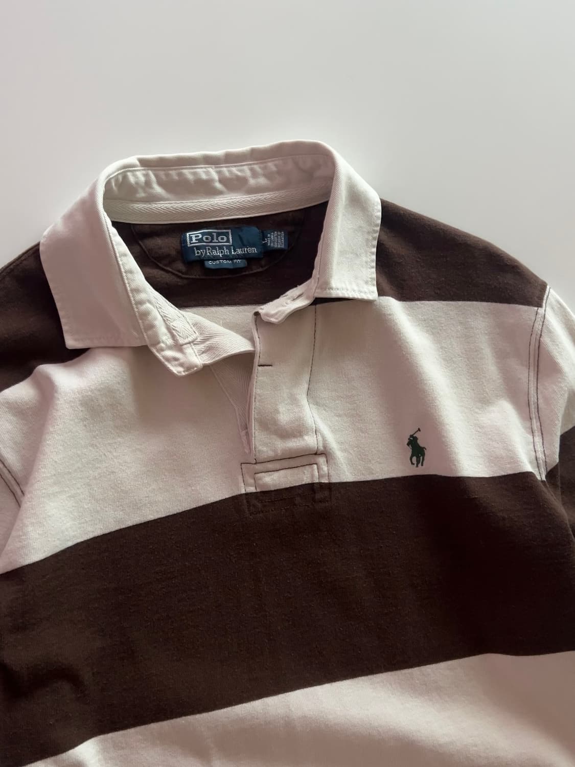 폴로 랄프로렌 단가라 럭비티 L 상품이미지3