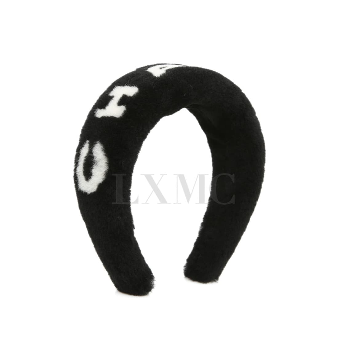 샤넬 시어링 헤어밴드 로고 레터링 밍크 머리띠 AA8510 상품이미지3