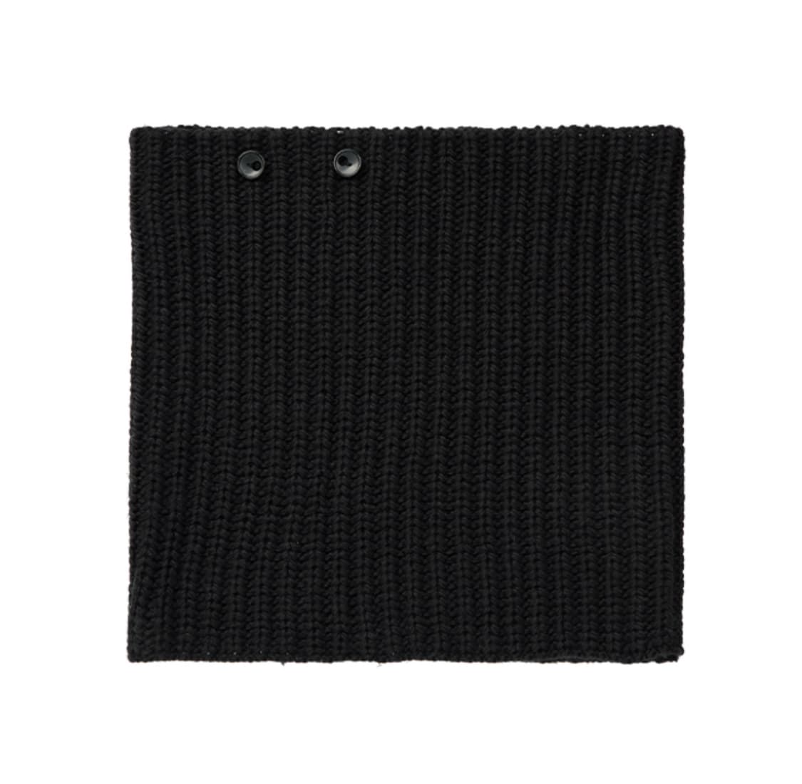 메종미네드 핸드 메이드 버튼 알파카 워머 블랙 상품이미지3