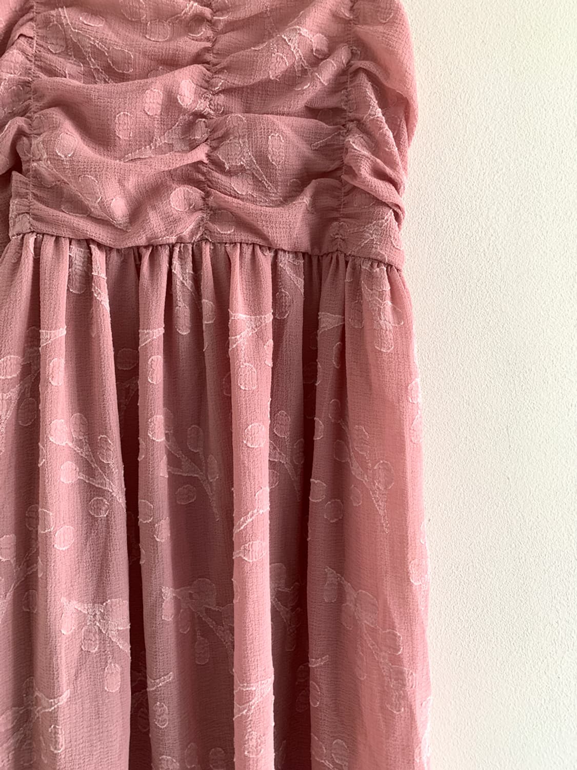 Flower lace shirring slip dress 상품이미지6