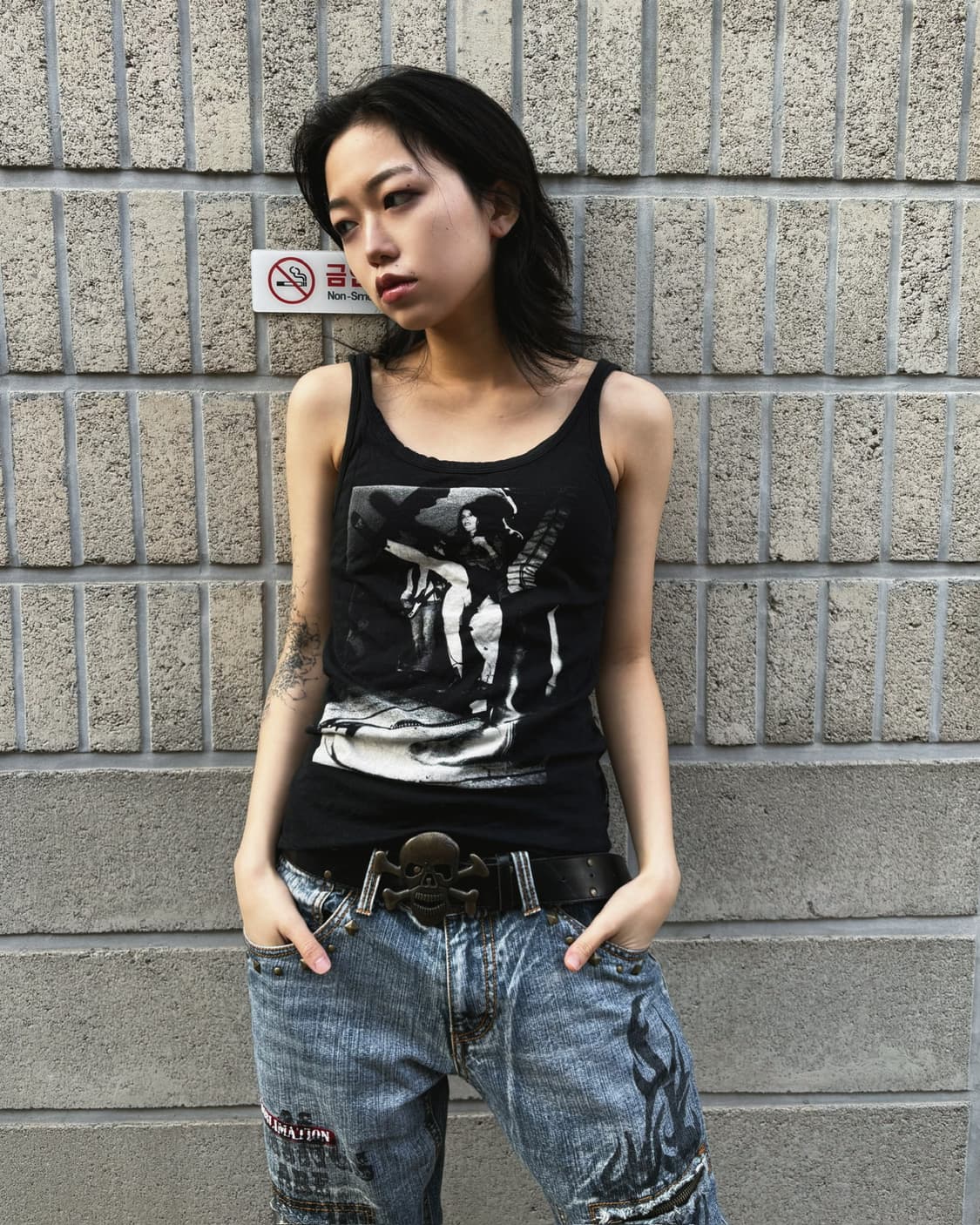 히스테릭 글래머 sue rynski 락스타 슬리브리스 상품이미지3