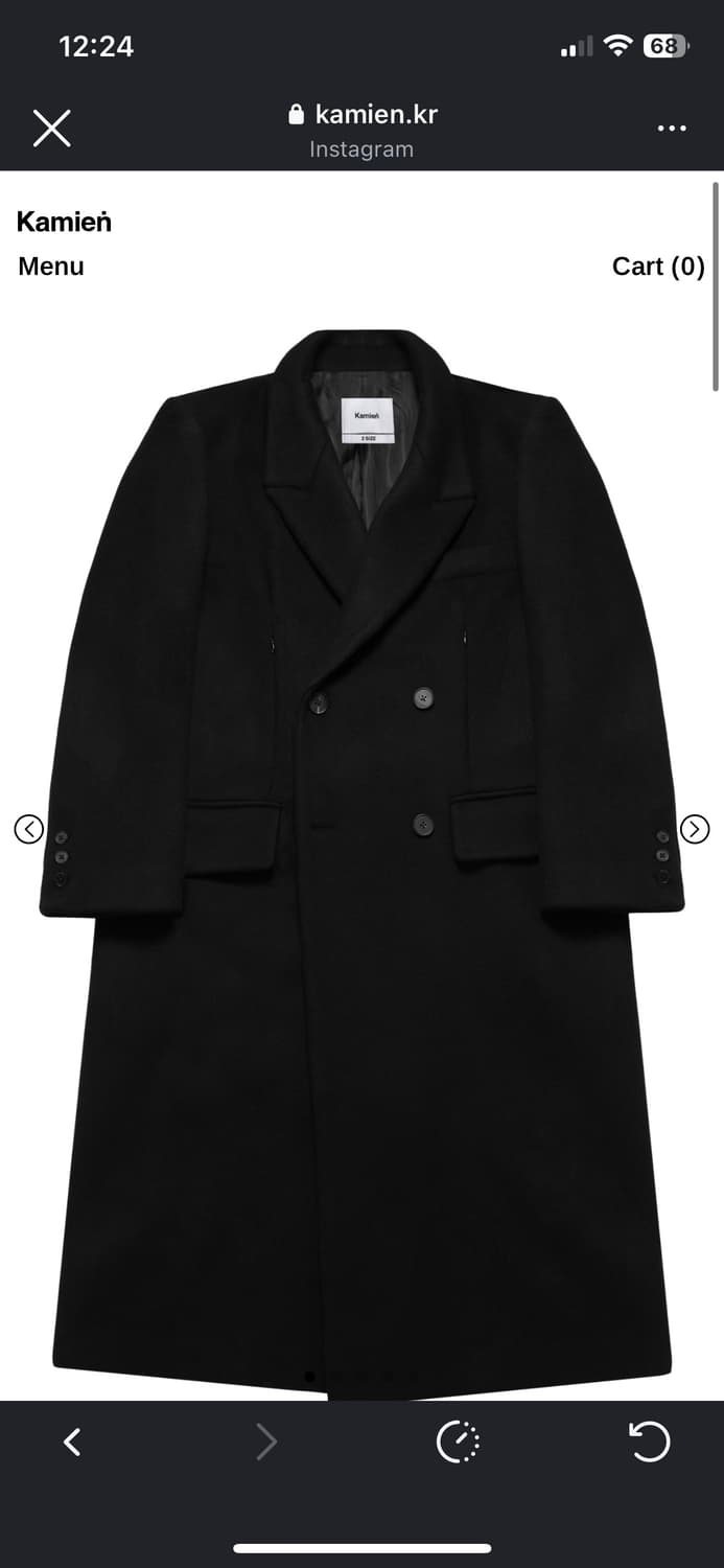 (구매글) 카미엔 마피아 코트 3사이즈 구매합니다 상품이미지1