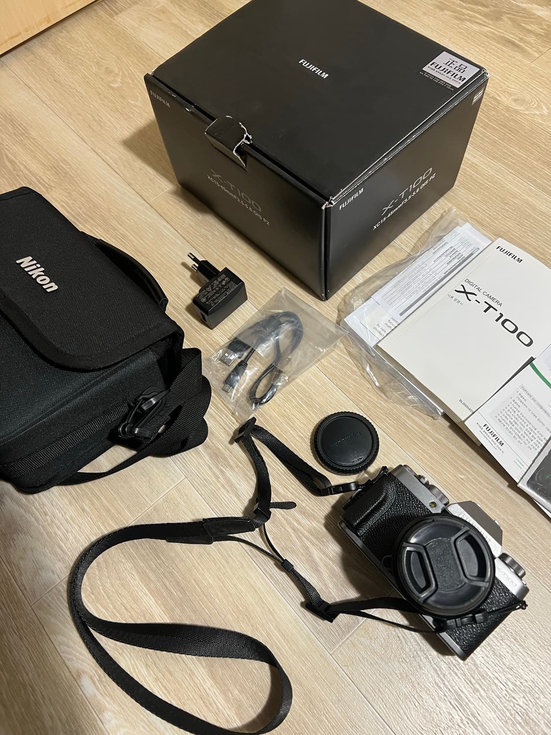 후지필름 X-T100, 15-45mm 렌즈, 가방, 풀박스 상품이미지3