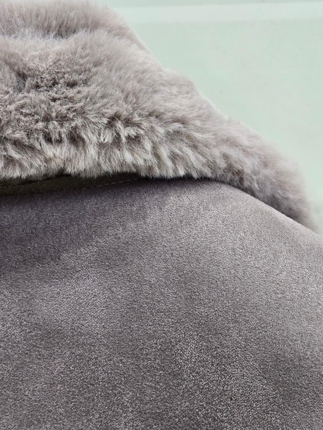 무스탕 코트 베이지 FREE 상품이미지3