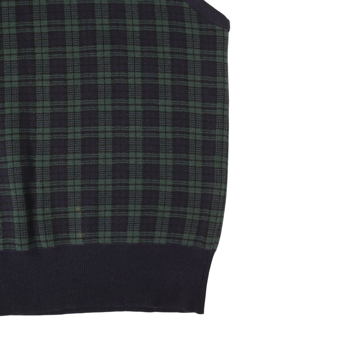 90s 폴로 랄프로렌 그린 타탄체크 니트 베스트 상품이미지7