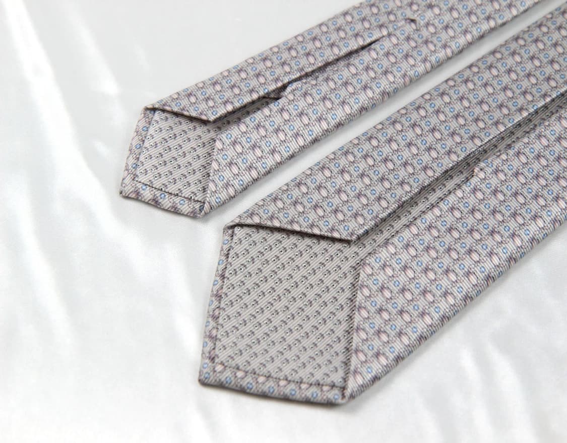 불가리 7.8cm A등급 신형 남자 명품 넥타이 상품이미지4