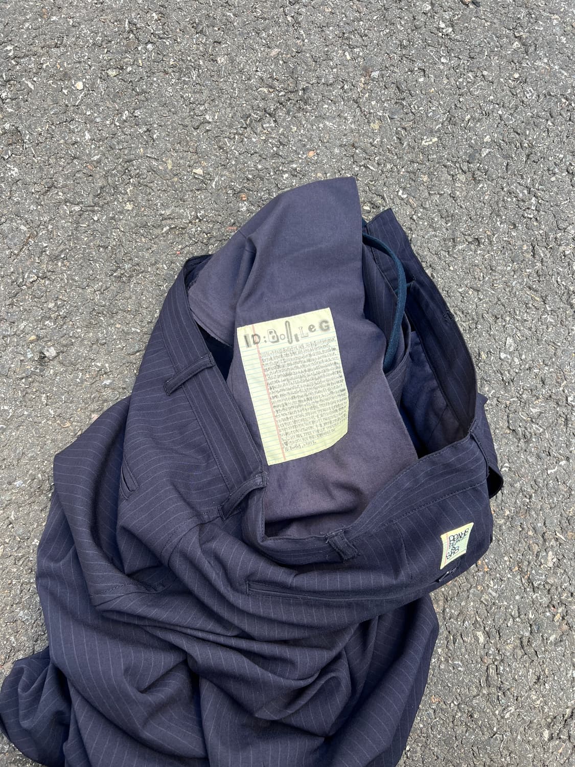 BEAMS SSZ STRIPE WIDE PANTS 빔즈ssz스트라이프팬츠 상품이미지3