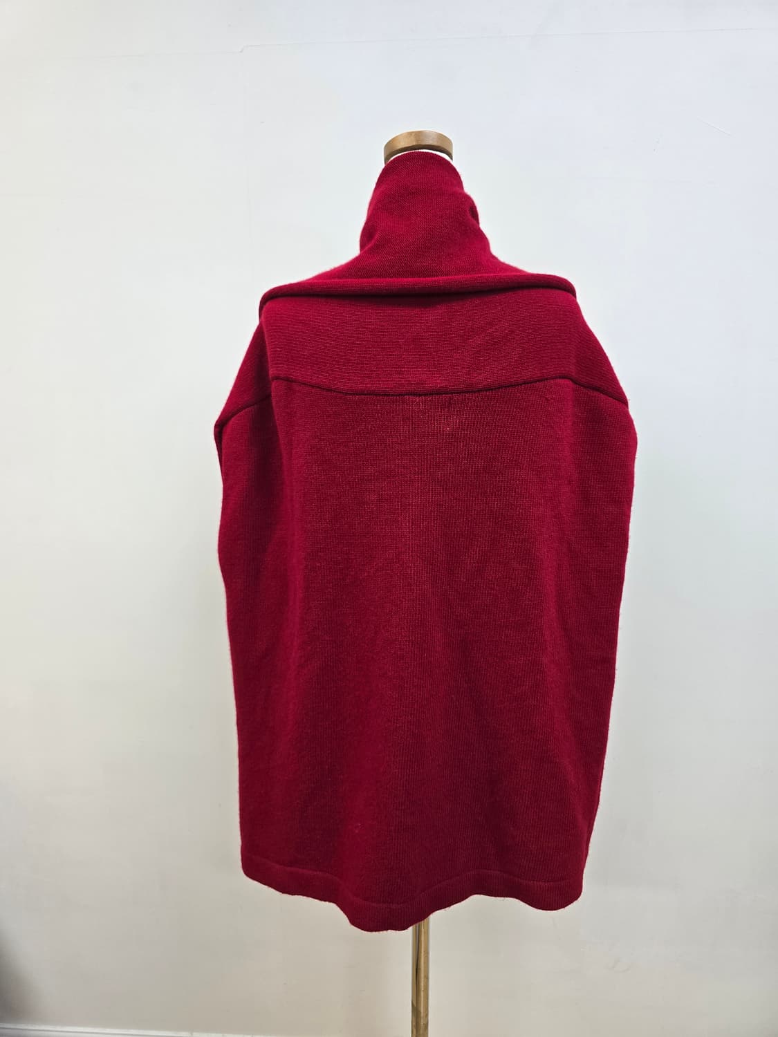 비꼴리끄 숄카라 캐시미어 블렌딩 루즈핏 울 베스트 상품이미지7