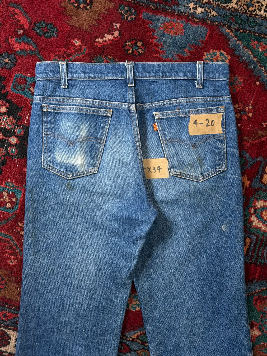 90's USA Made 리바이스 517 레드탭 리바이스 중청 부츠컷 상품이미지6