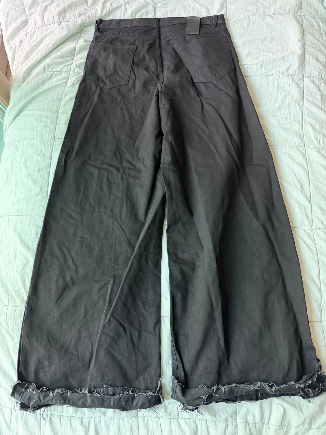 PARADOXE 파라독스 빅 배기 블랙 데님  46사이즈 상품이미지2