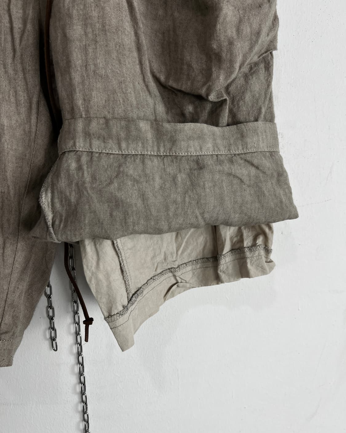 Kazuyuki Kumagai Attachment 린넨 사루엘팬츠 상품이미지10