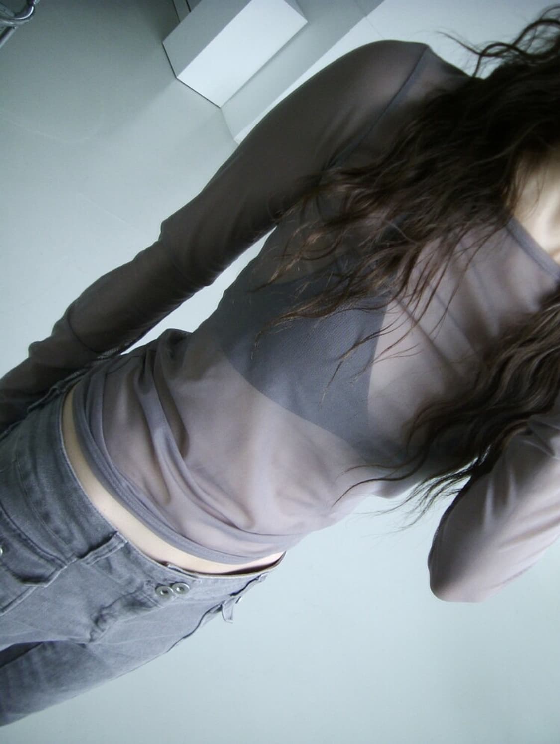 violet mesh top 상품이미지1