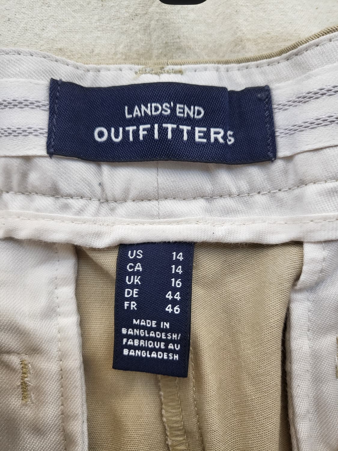 Lands' End Outfitters 베이지 치노 팬츠 153. 상품이미지3