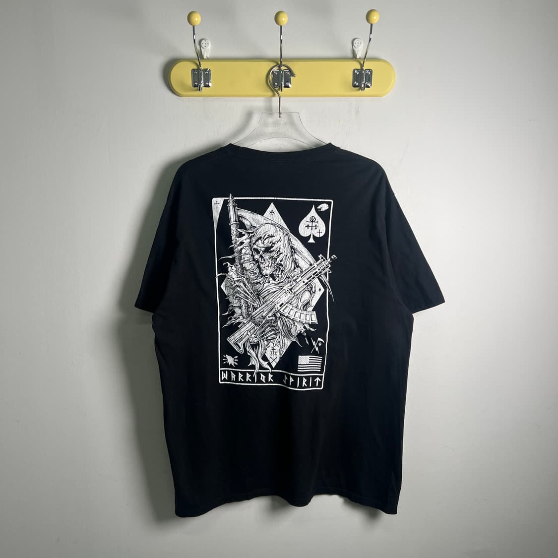 jpn vtg howitzer 데스 딜러 스컬 그래픽 반팔 티셔츠 L 상품이미지3