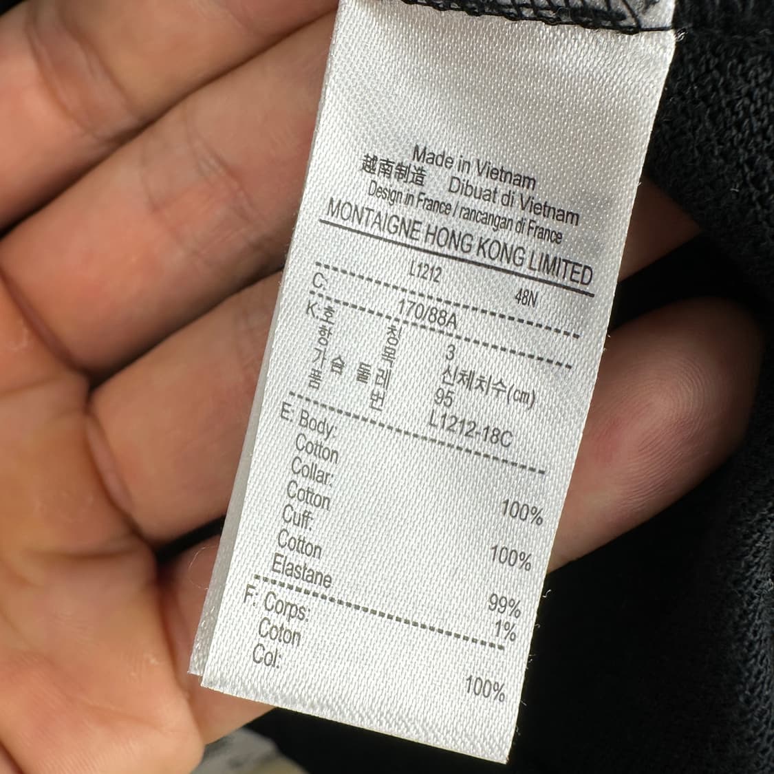 라코스테 블랙 폴로 반팔 상품이미지3