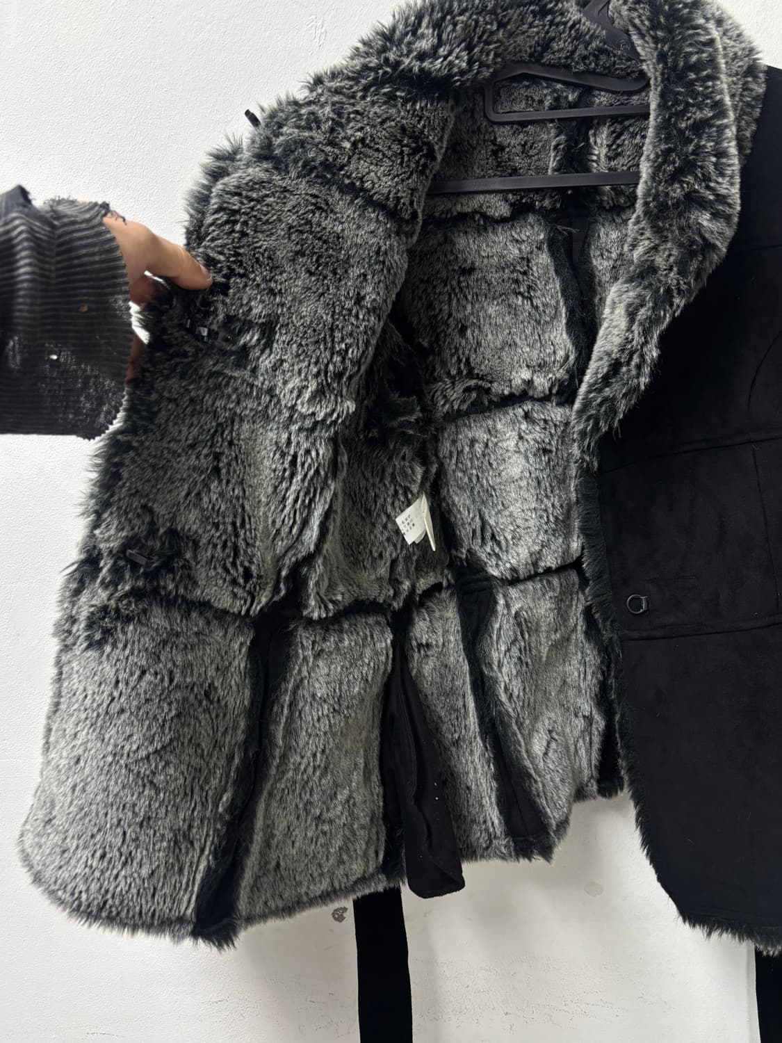 [DEUX]VKEI mood Grey Fur Trimming Jacket 상품이미지8