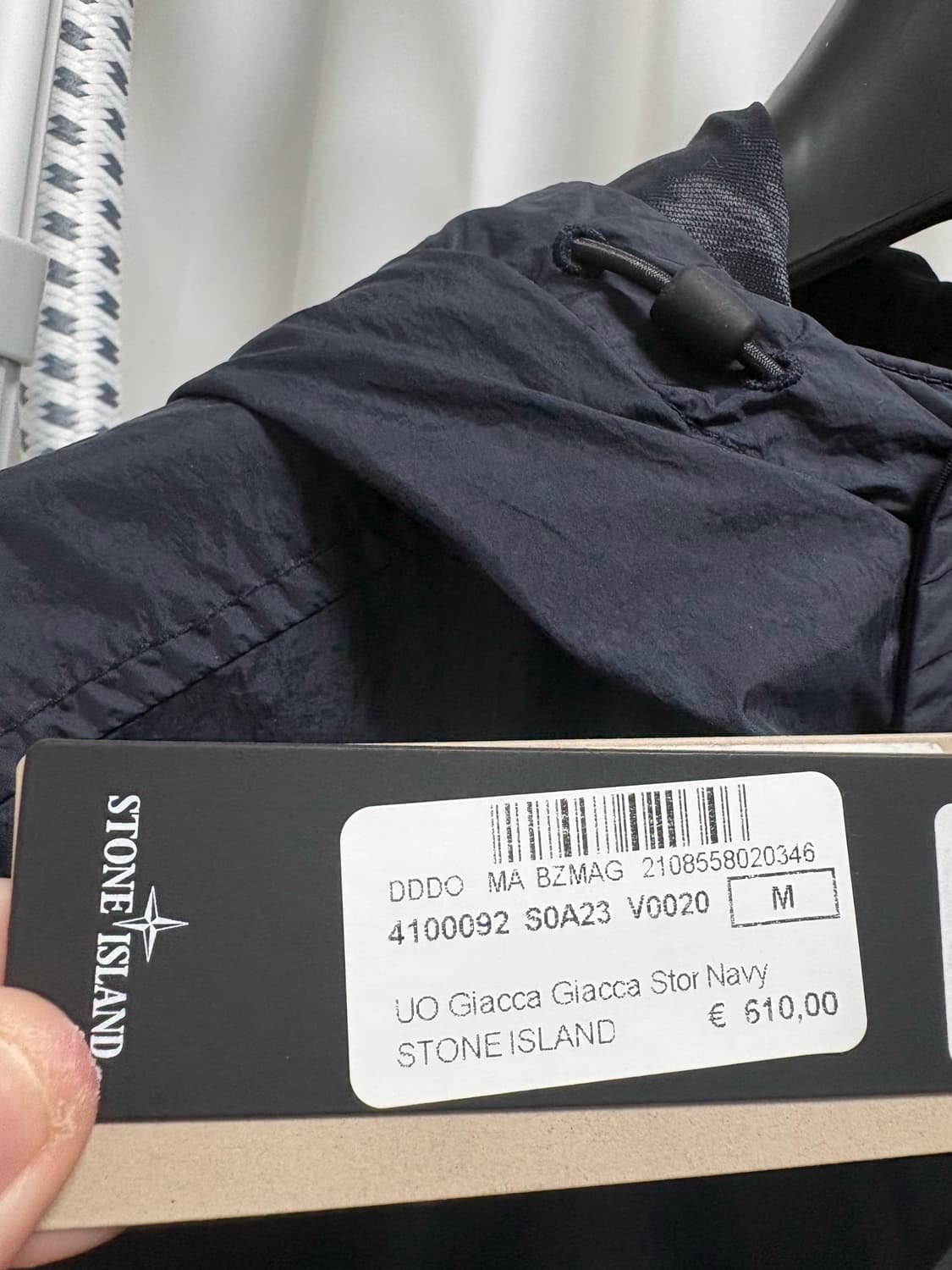 25SS 스톤아일랜드 크링클랩스 바람막이 (M) 상품이미지4