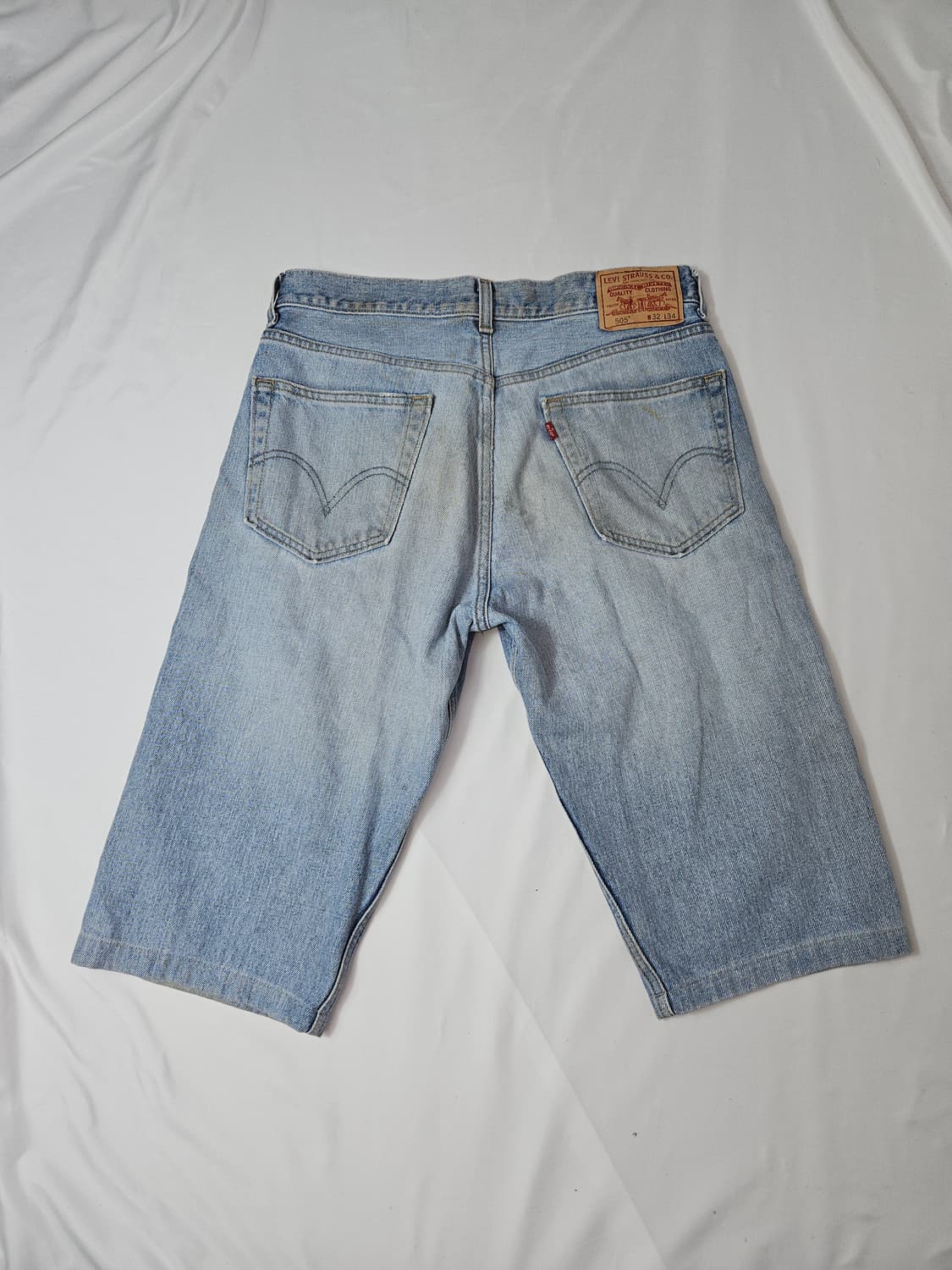 00s 리바이스 505 데님숏팬츠 하프 빈티지 레귤러핏 32 상품이미지1