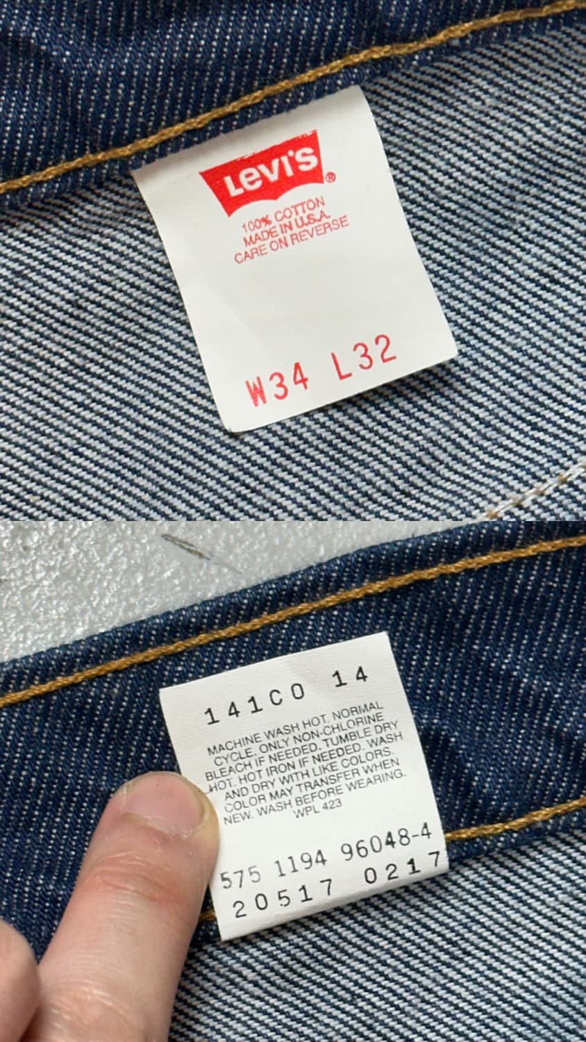 *데드스탁* 90's USA Made 빈티지 리바이스 517 부츠컷 상품이미지10