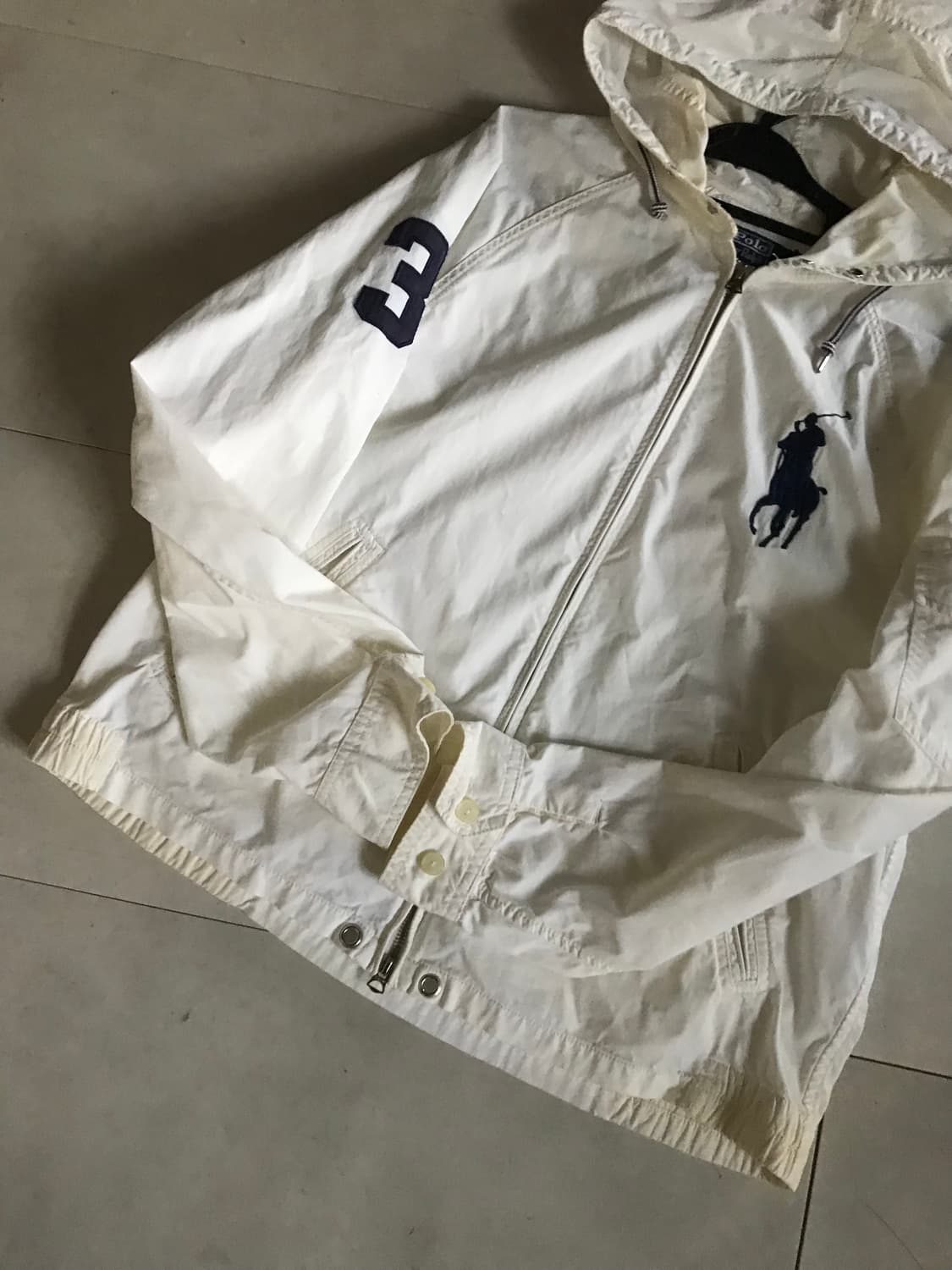 폴로 화이트 빅포니 후드 자켓 상품이미지8