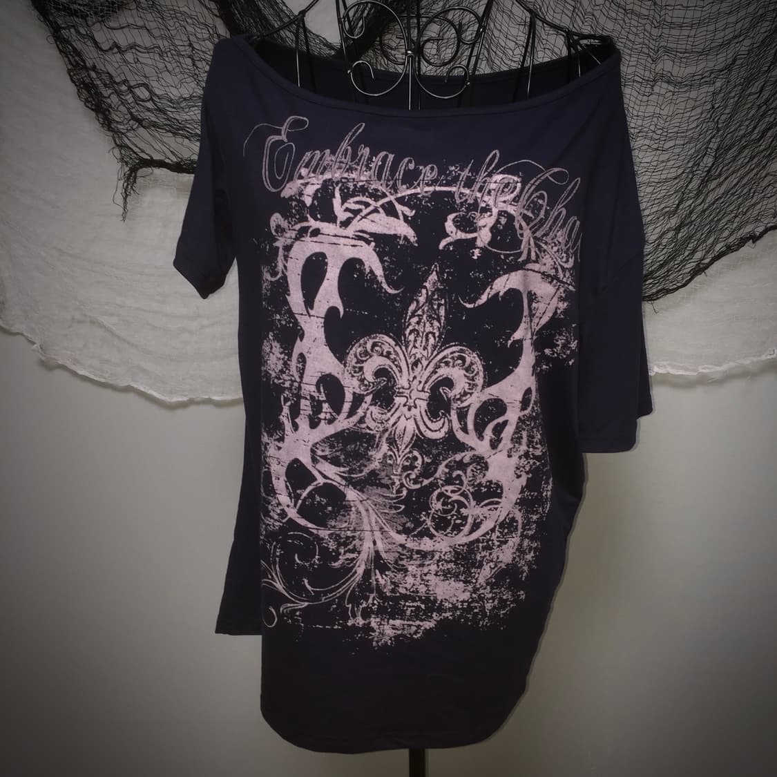 Y2k lettering off T 상품이미지2