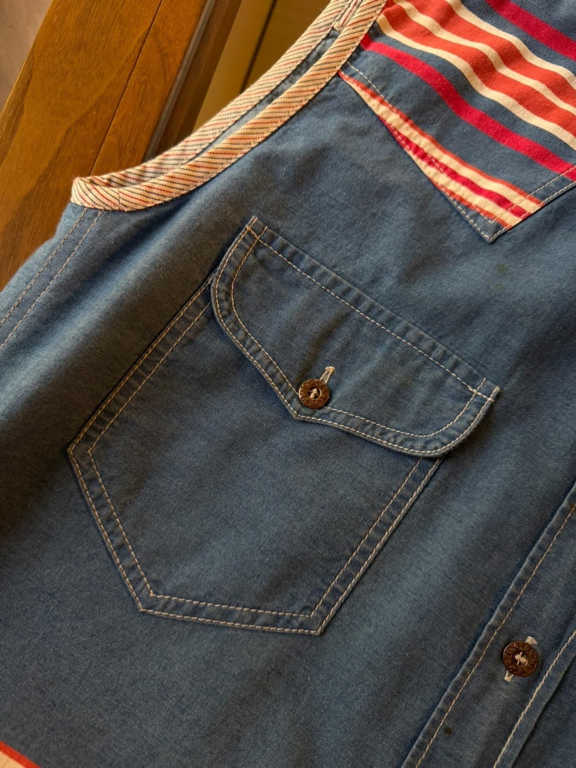 오일릴리 데님 베스트 66~88 상품이미지9