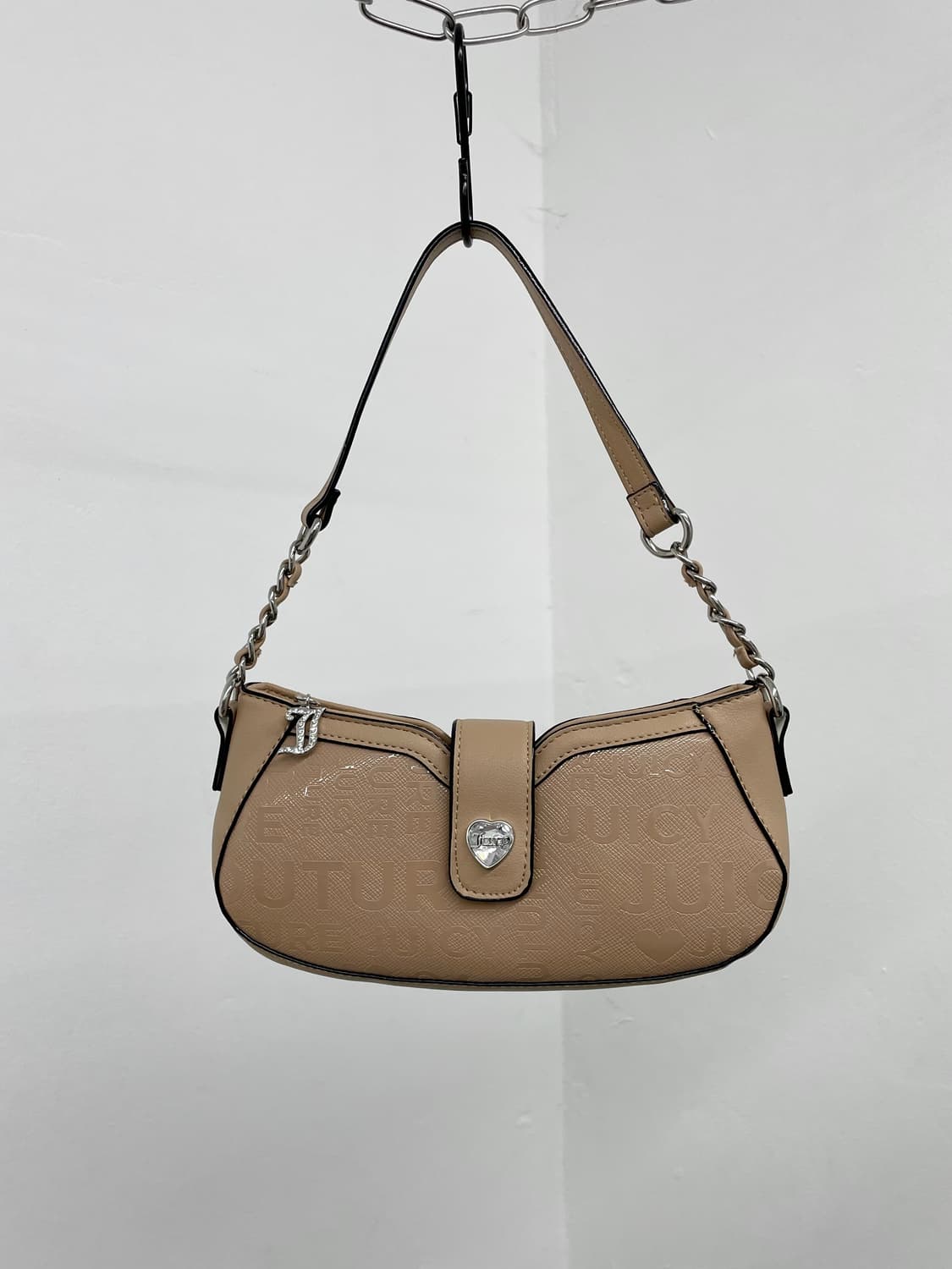 쥬시꾸뛰르 로고 갸루 페이던트 큐빅백 상품이미지7