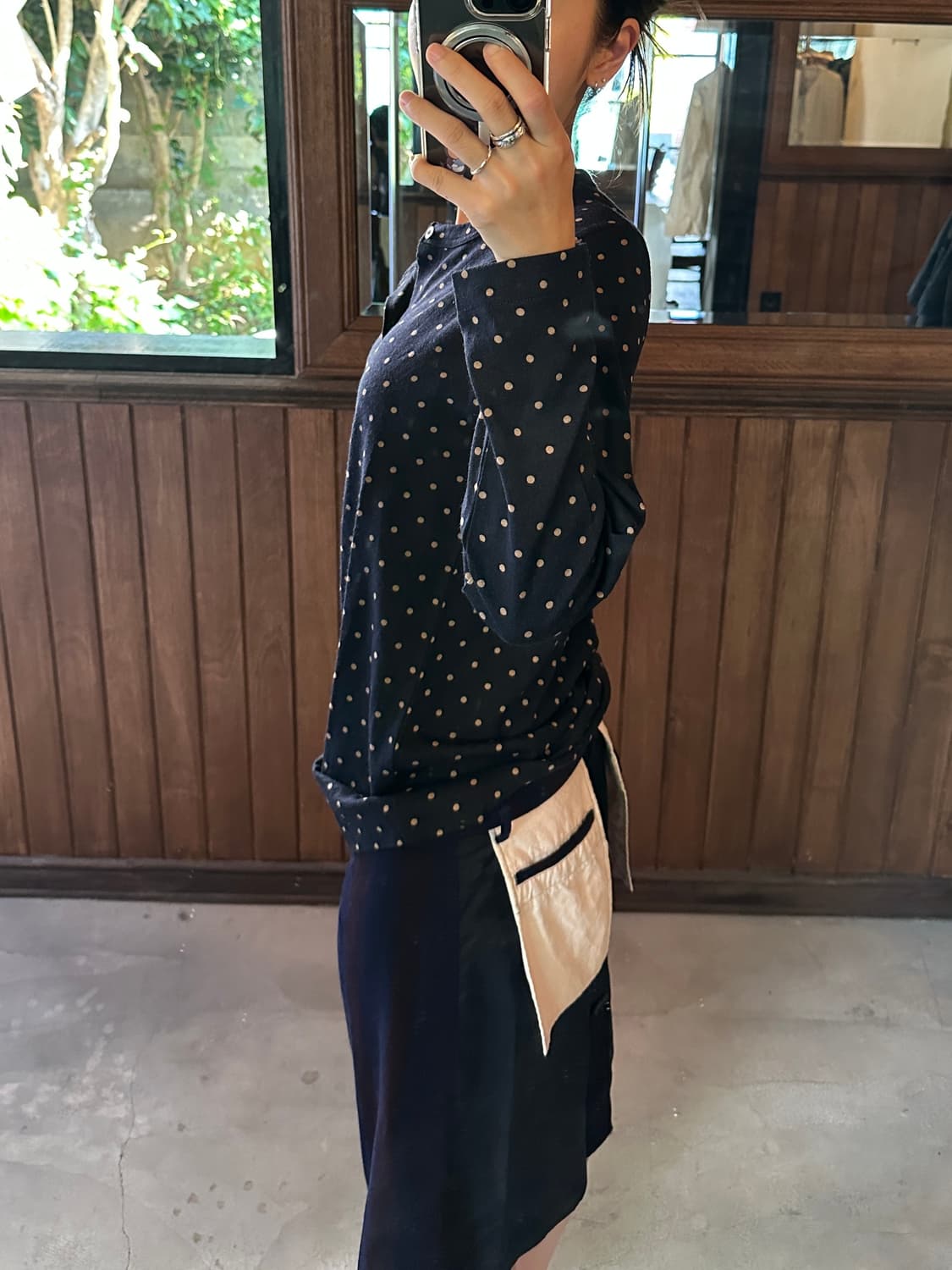 COMME DES GARCONS stripe skirt 상품이미지2