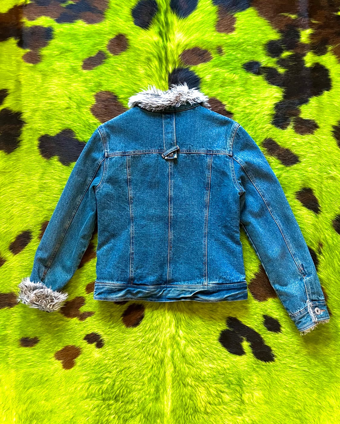 00s Dolce&Gabbana Fur Trim Denim Jacket 상품이미지10