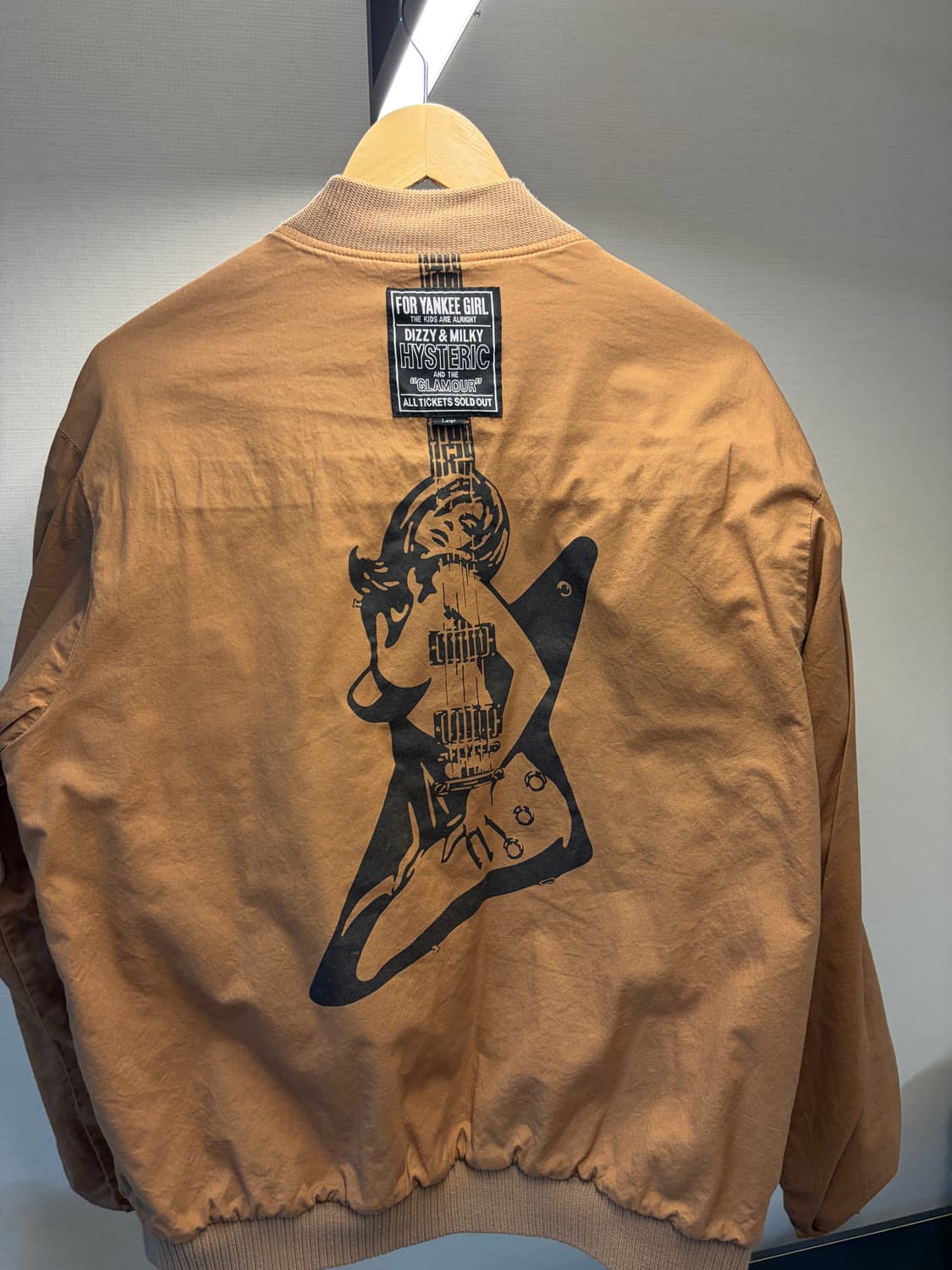 히스테릭 글래머 22aw 레오파드 패턴 블루종 상품이미지3