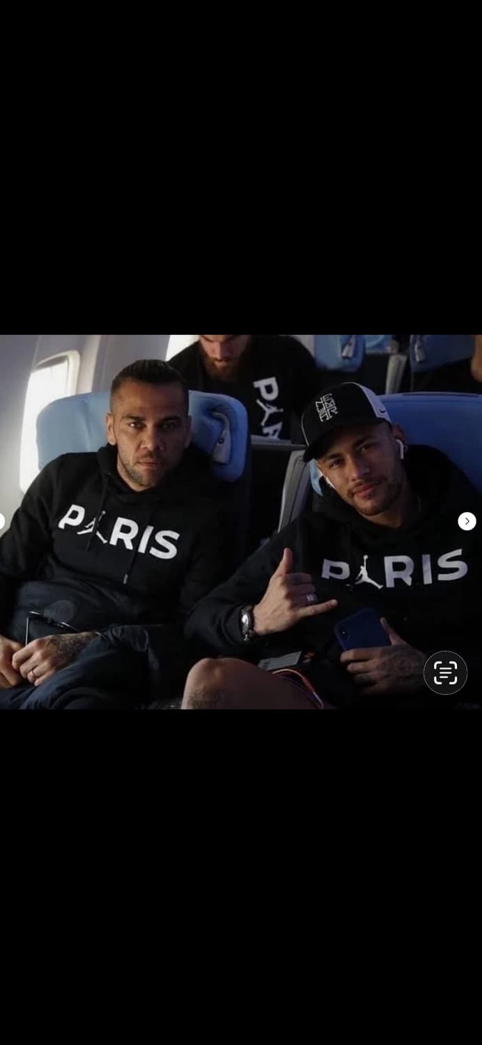 나이키 조던 x 파리(psg) 후드티(블랙) L 상품이미지5