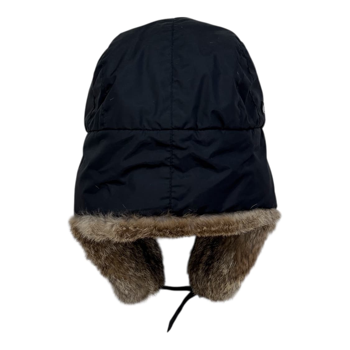 컬럼비아 빈티지 래빗퍼 토끼털 트루퍼햇 Y2K 귀도리 방한 모자 블랙 상품이미지4