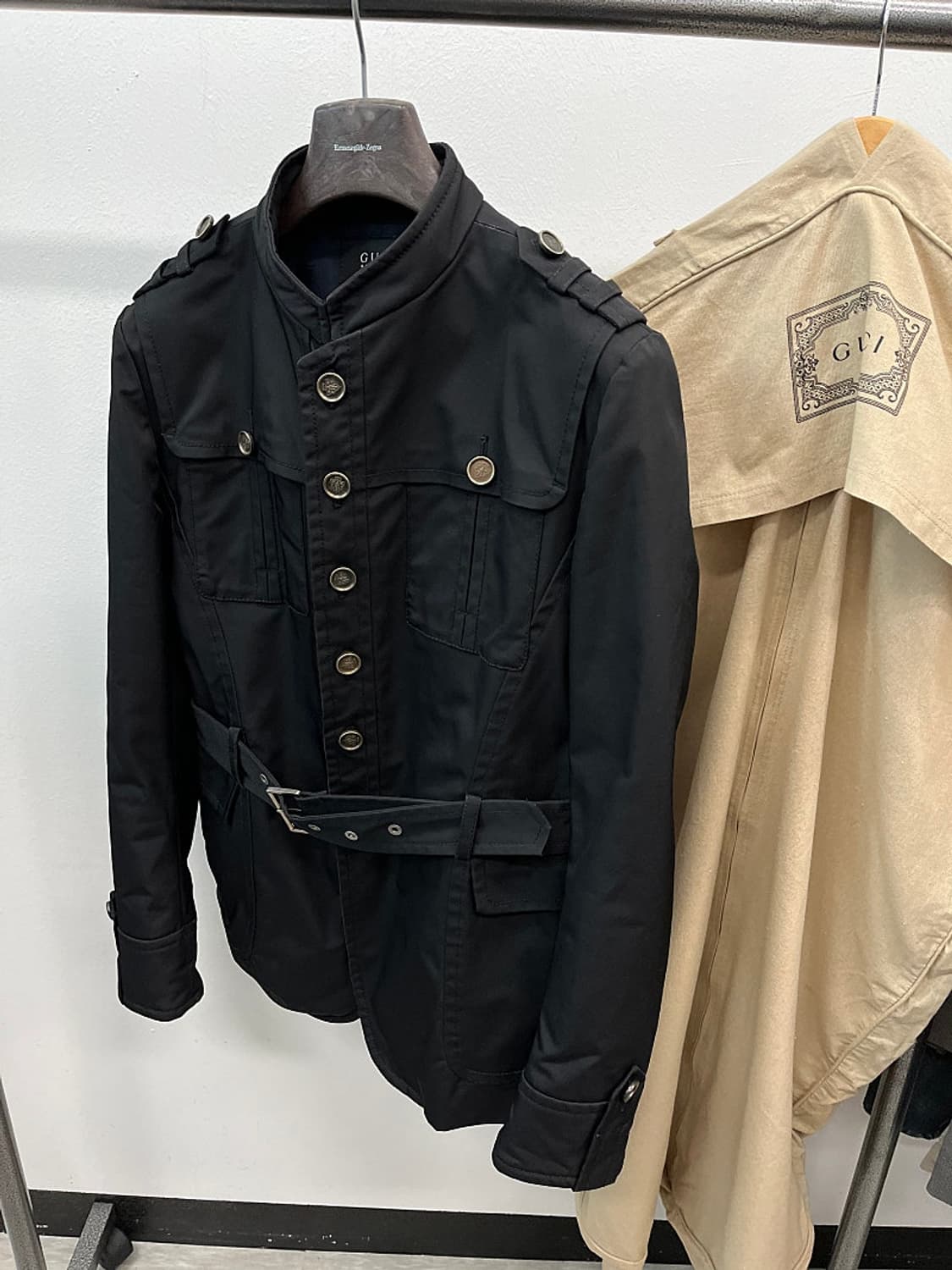 슬림100) 구찌 톰포드 벨티드 자켓  상품이미지1