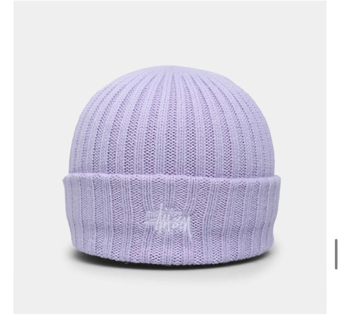 스투시 그래피티 리브 니트 비니 orchid 색상 상품이미지1