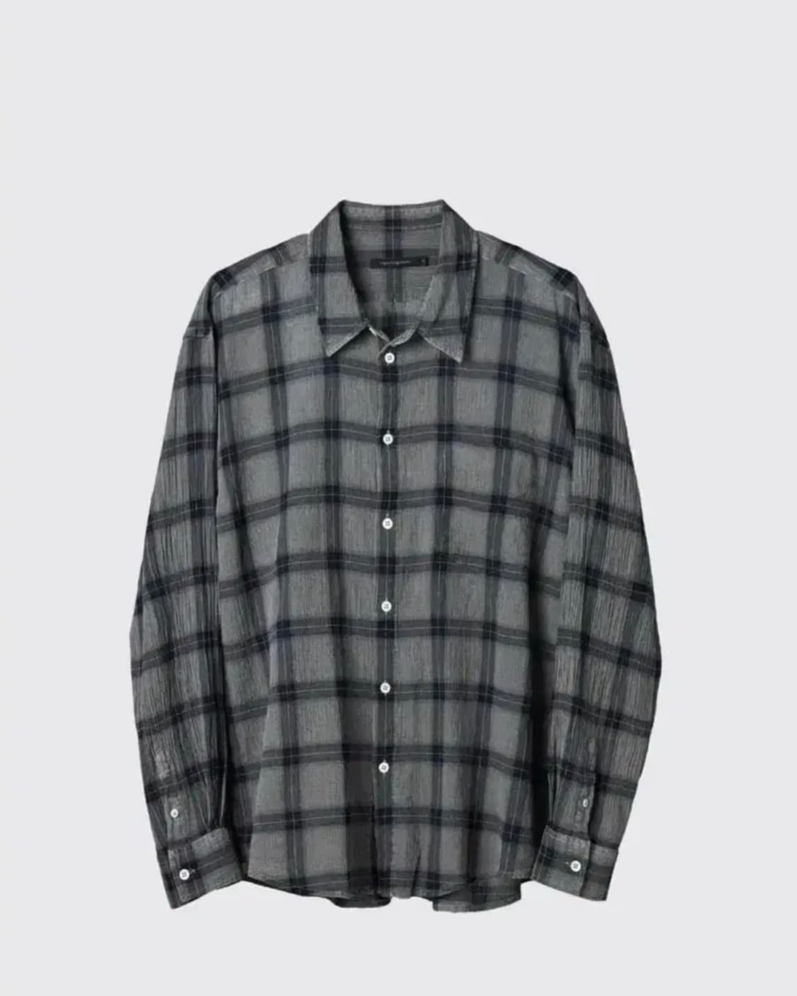 (3)해칭룸 클래식 셔츠 피그먼트 다이드 그레이 상품이미지1