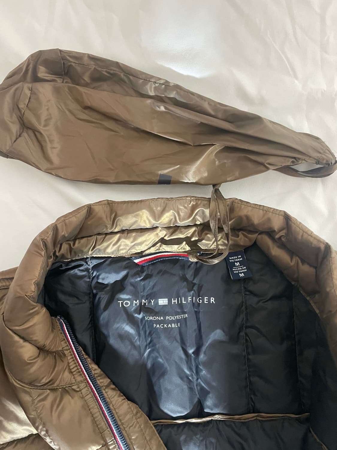 타미힐피거 키즈 경량 패딩 Brown 상품이미지2