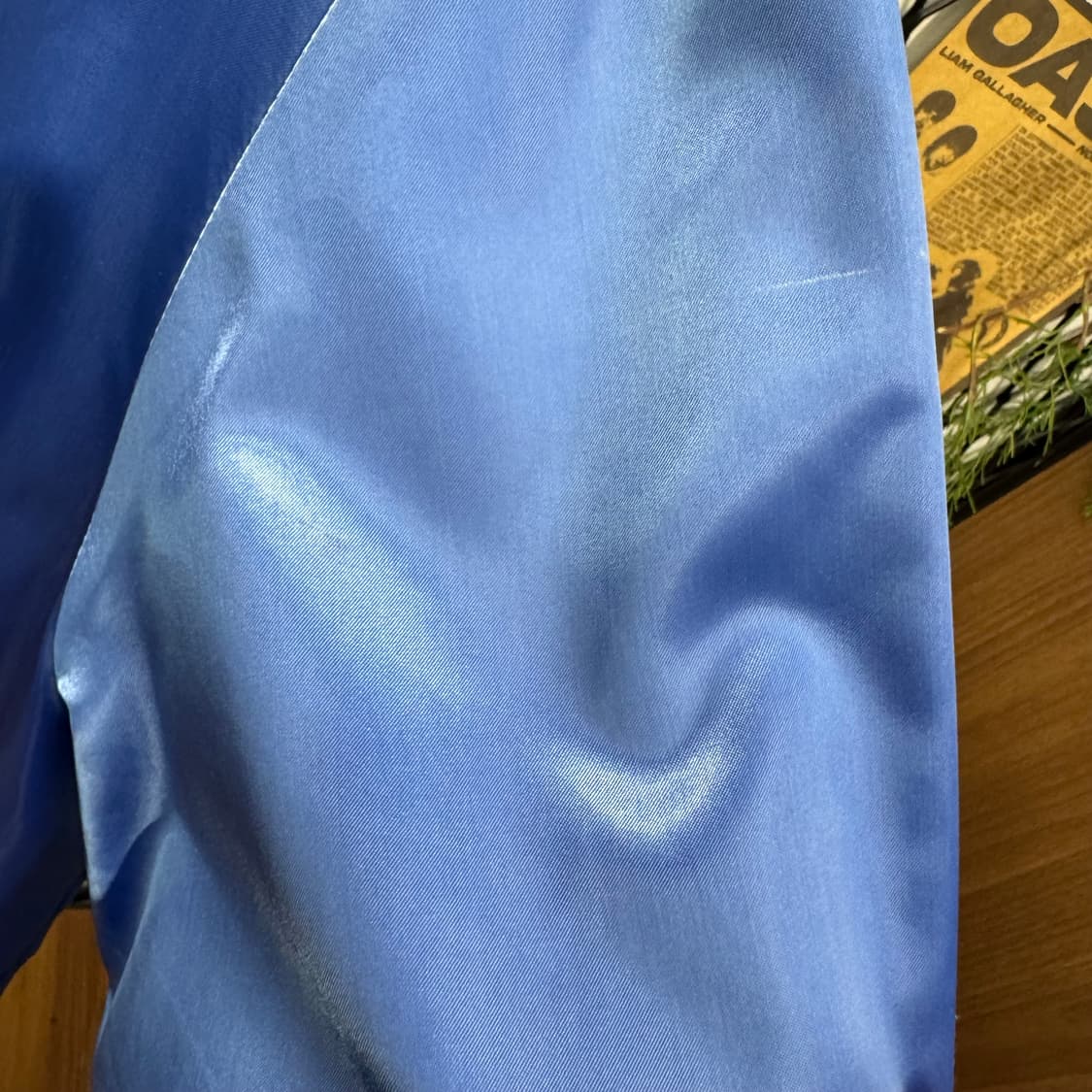 90s MLB 토론토 블루제이스 바시티자켓 전면 로고 포인트 블루 상품이미지9