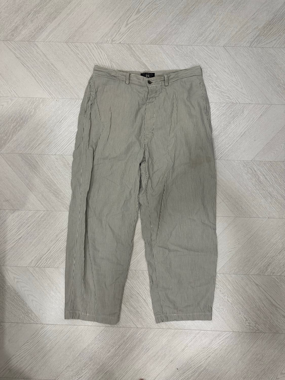 🇺🇸 90s RRL 더블알엘 시어서커 스트라이프 팬츠 (~34) 상품이미지2