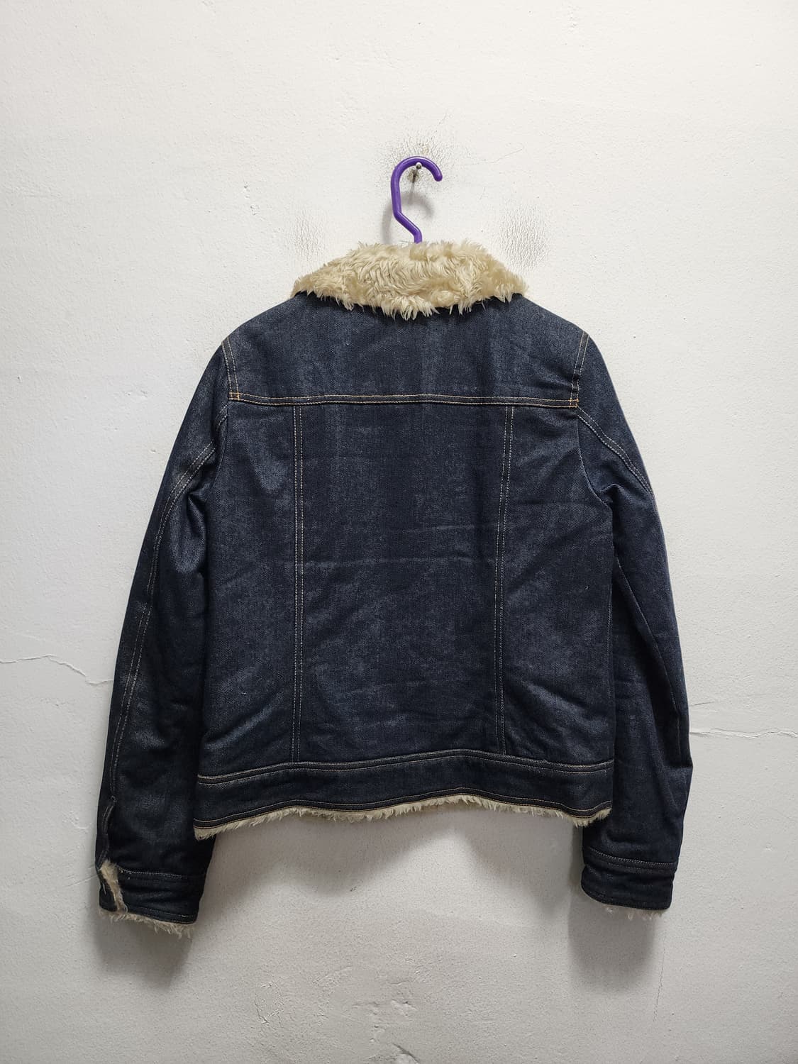 캘빈클라인 트리밍 생지 데님 쉐르파자켓 상품이미지2