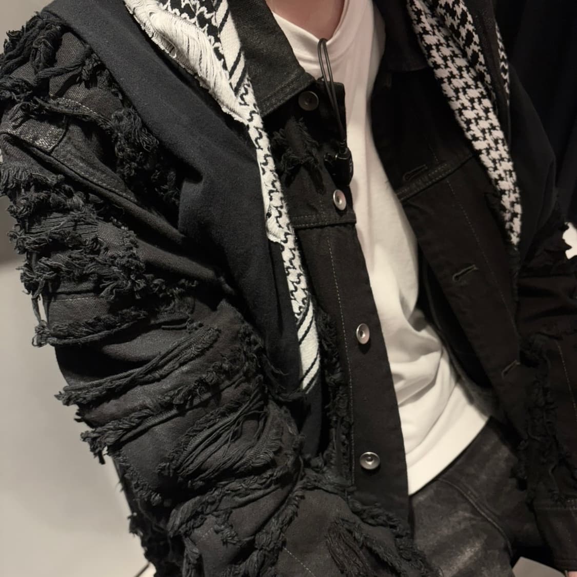 (국문탭) 릭오웬스 점보 디스트레스드 트러커 S 상품이미지5