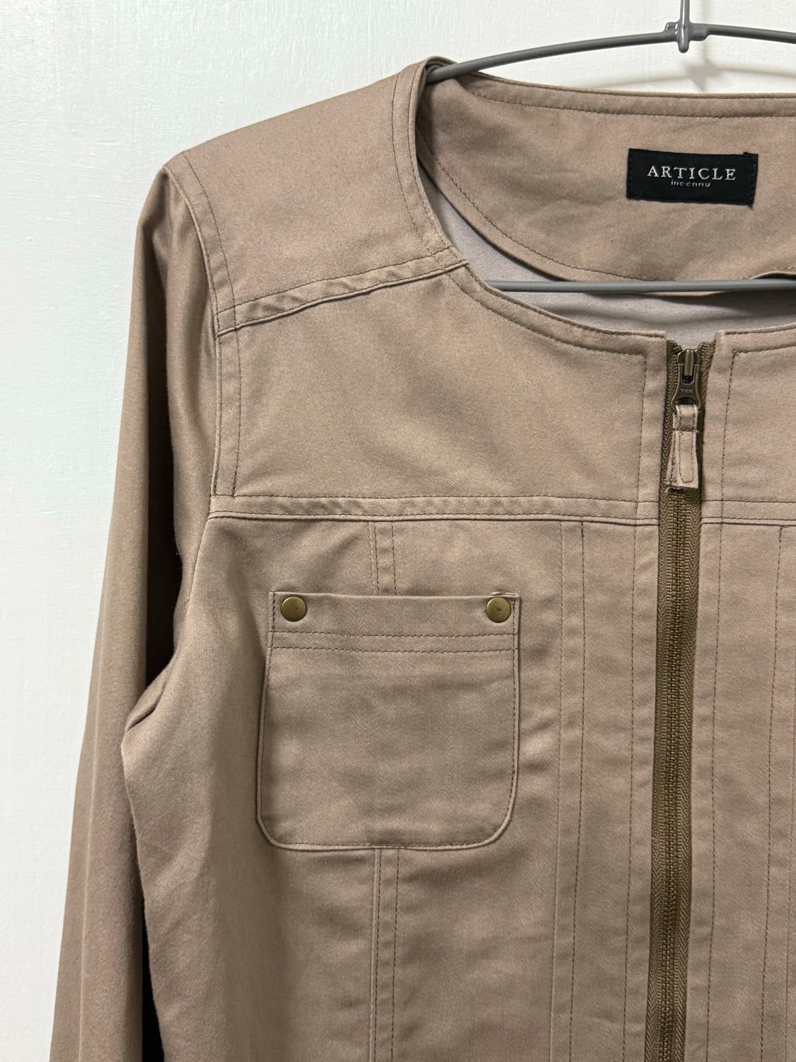 여성 투 포켓 빈티지 자켓 상품이미지2