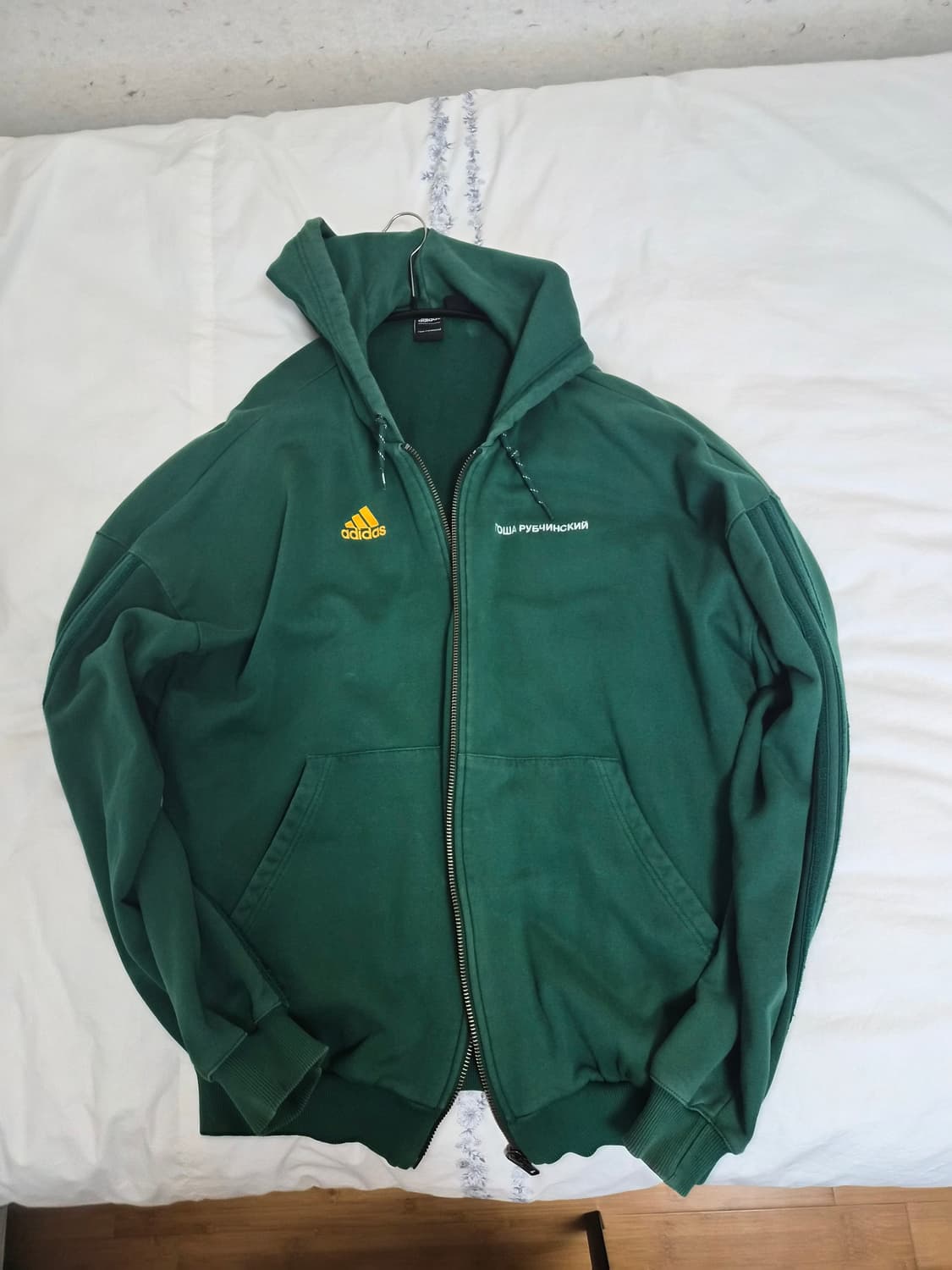 [S] 고샤루브친스키x아디다스 후드집업 그린 상품이미지1