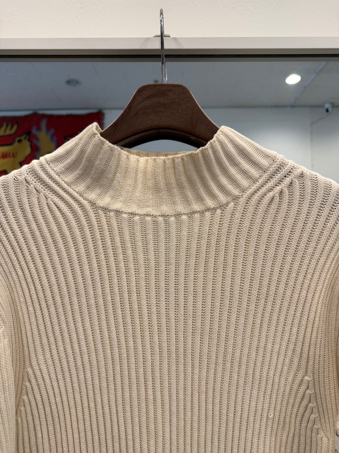 90-00s Polo Jeans 폴로 진스 리브드 터틀넥 니트 상품이미지2